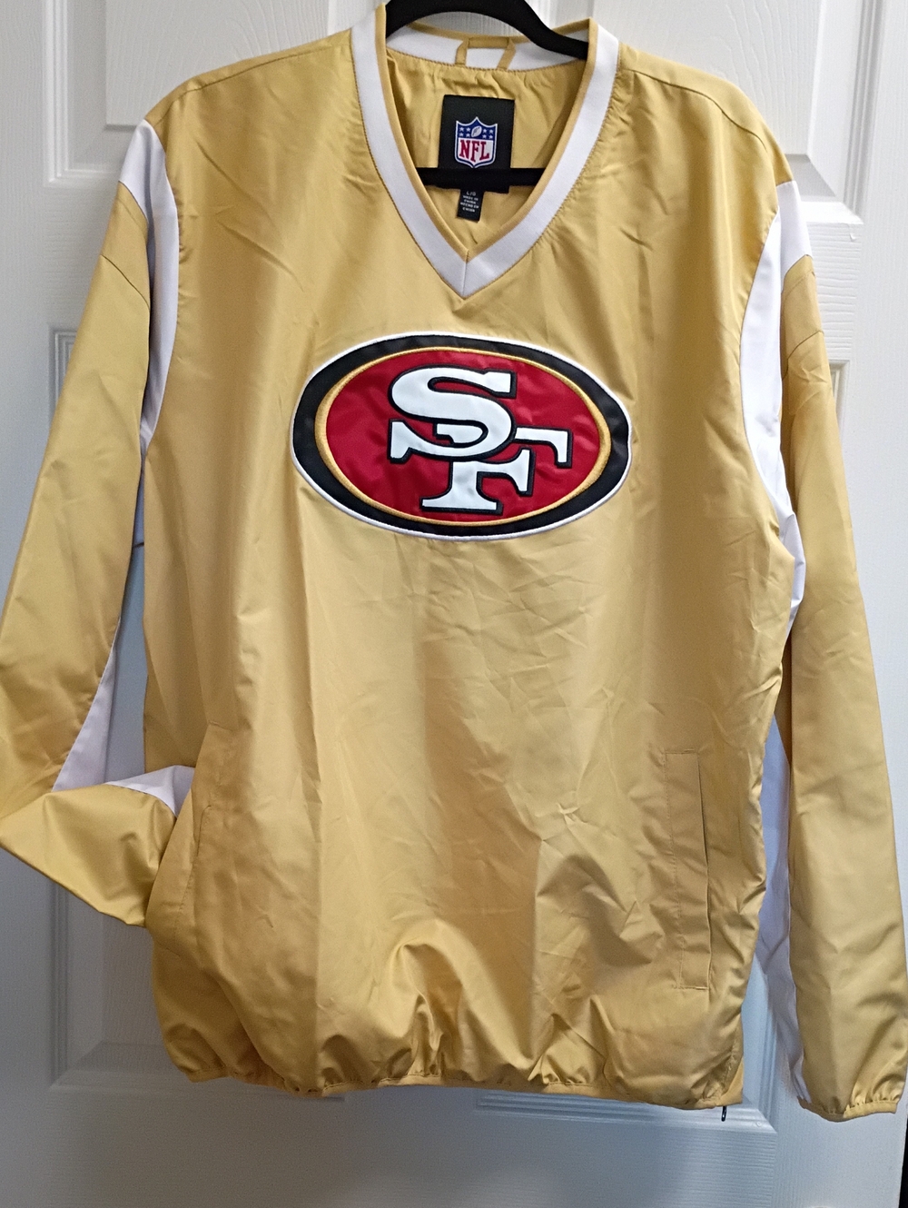 NFL San Francisco 49ers Pullover Windbreaker